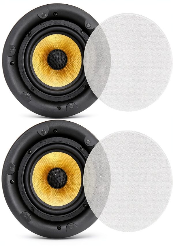 Pyle Audio Ceiling Mount Speakers ABS Material-0