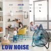 iLiving Floor Fan 160W Heavy Duty Metal Design-8