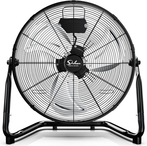 Simple Deluxe 20 Inch Floor Fan High Velocity-0