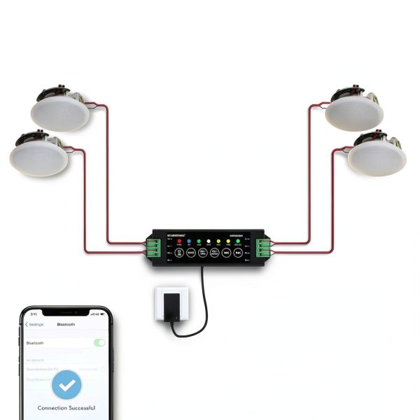 STUDIOFINIX 4-Channel Bluetooth In-Ceiling Speakers-1
