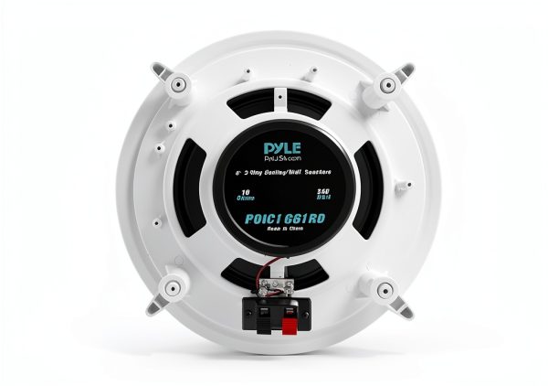 Pyle 2-Way In-Ceiling Speaker System PDIC1681RD White ABS-1