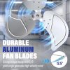 iLiving Floor Fan 160W Heavy Duty Metal Design-5
