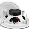 Pyle 2-Way In-Ceiling Speaker System PDIC1681RD White ABS-0