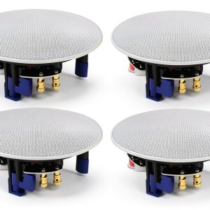 Pavo Ceiling Speaker 4in White Polypropylene-0