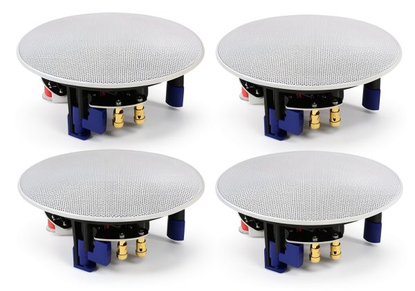 Pavo Ceiling Speaker 4in White Polypropylene-0