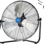 iLiving Floor Fan 160W Heavy Duty Metal Design-0