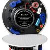 Pavo Ceiling Speaker 4in White Polypropylene-1