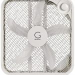 Genesis 20 Inch Box Fan White Floor Fan 3 Speeds-0