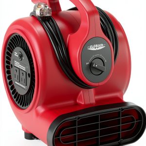 AlorAir 600CFM Air Mover Fan Red Portable-0