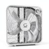 Genesis 20 Inch Box Fan White Floor Fan 3 Speeds-4