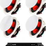 Ceiling Speaker Herdio 200W Bluetooth White-0