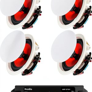 Ceiling Speaker Herdio 200W Bluetooth White-0