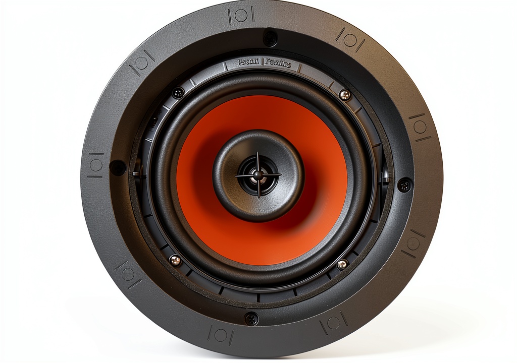 Klipsch outdoor speakers on a wooden deck