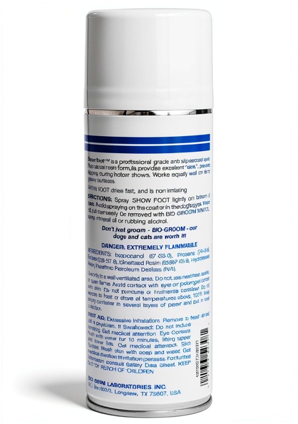 Bio-groom Show Foot Anti-Slip Spray - Dog Paw Protector, Prevents Slipping, Fast-Drying, Cruelty-Free, Made in USA, Dog Grooming Products for Pawfriction - 8 fl oz, 1-Pack-1