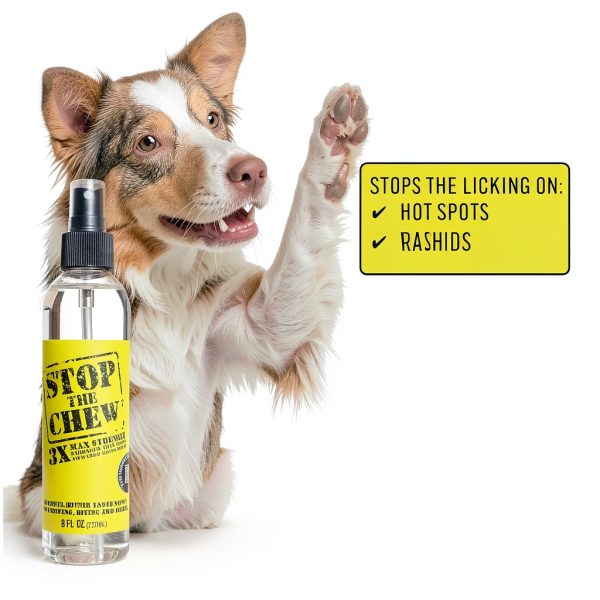 Stop The Chew 3X Strength Anti Chew Spray Dogs Emmy's 8oz-4