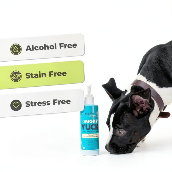 Mighty Paw Yucky No Chew Spray 8 oz Bitter Apple Dog Repellent-1