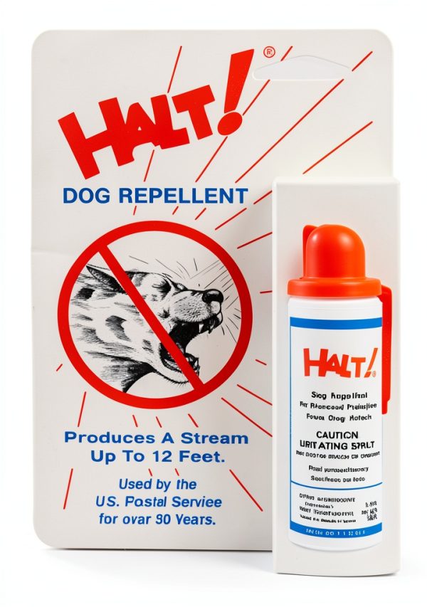 Dog Repellent Halt! 1.5 oz Aerosol Spray - Fast Acting, Non Toxic-0