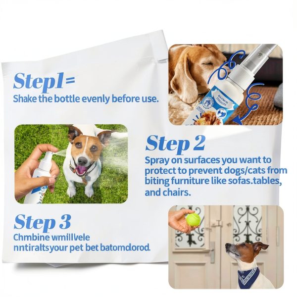 Premier Pet Bitter Apple Spray for Dogs 50ml Anti-Chew Repellent-4